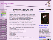 Tablet Screenshot of personlig-trener.net